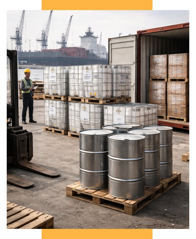 Доставка химического сырья из Индии от 253200 р. | СетСервис-Клс