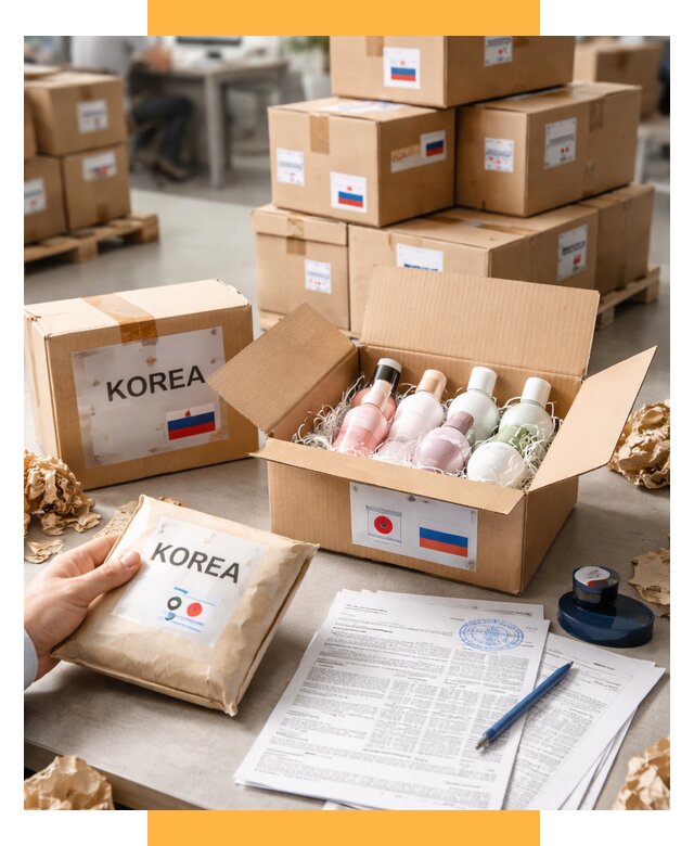 Доставка косметики из Кореи от 8609 р. под ключ | СетСервис-Клс