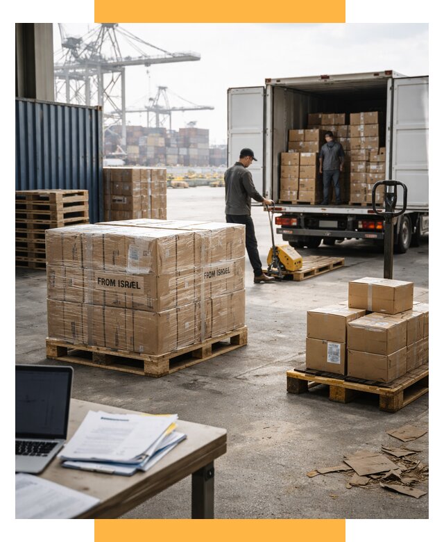 Доставка грузов из Израиля от 15192 р., логистика от СетСервис-Клс