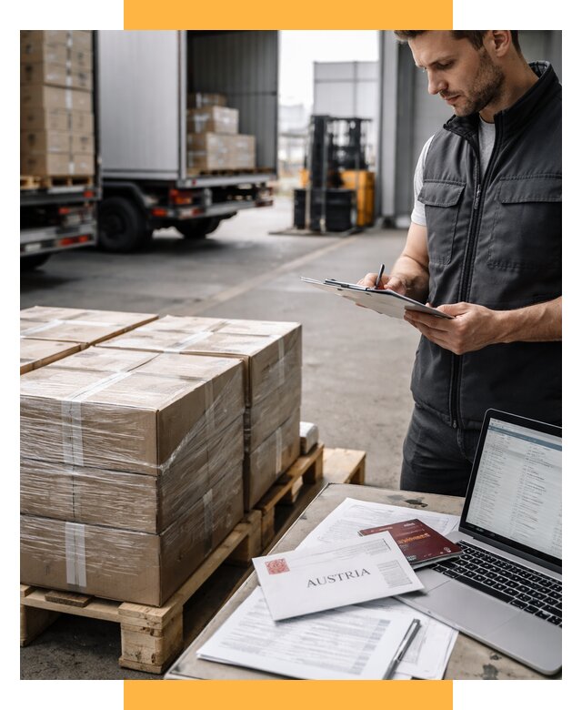 Доставка в Австрию от 65832 р. Логистика и экспорт СетСервис-Клс