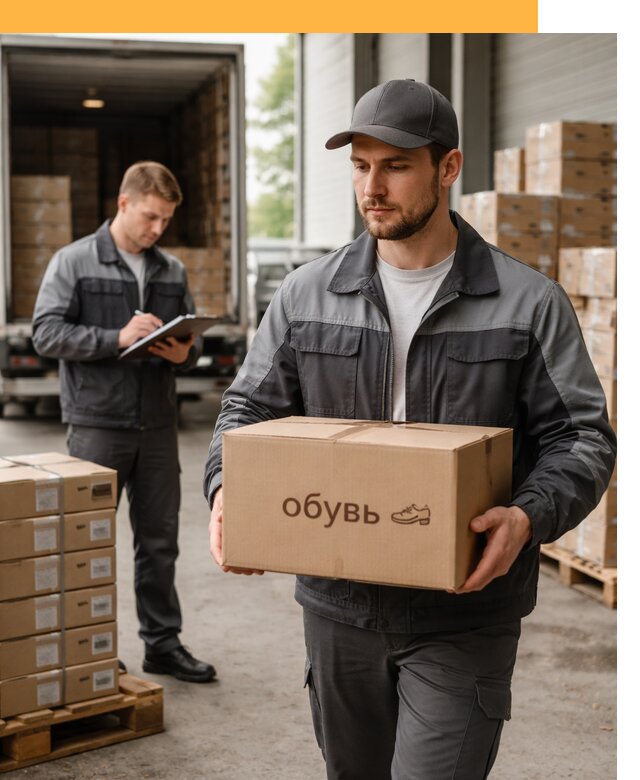 Международная перевозка обуви с таможенным оформлением от 4558