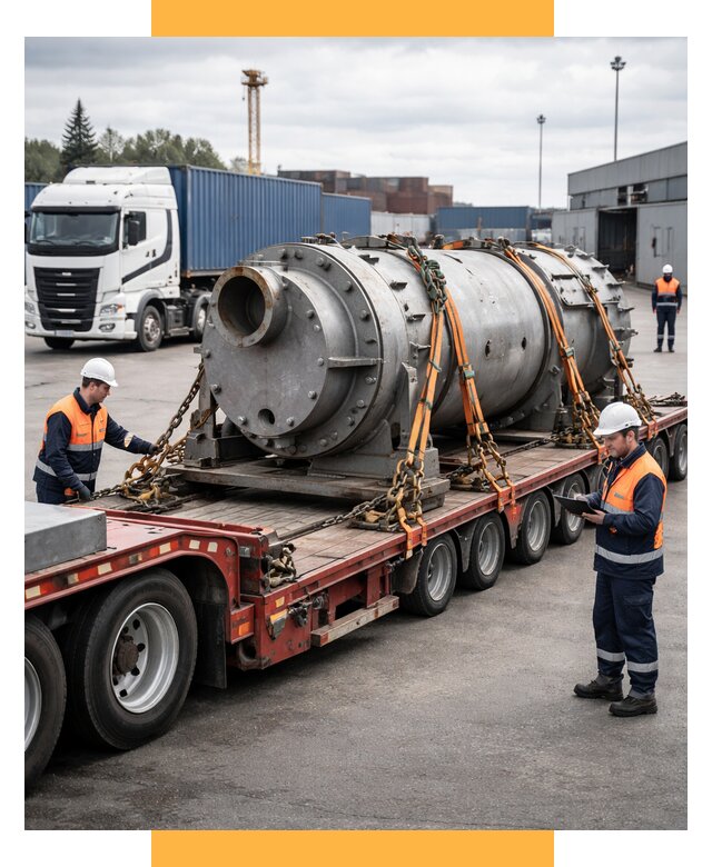 Перевозка тяжеловесных грузов под ключ от 151920 р. | СетСервис-Клс