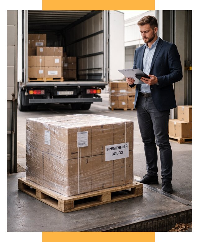Временный вывоз товаров под ключ от 8102 р. | СетСервис-Клс