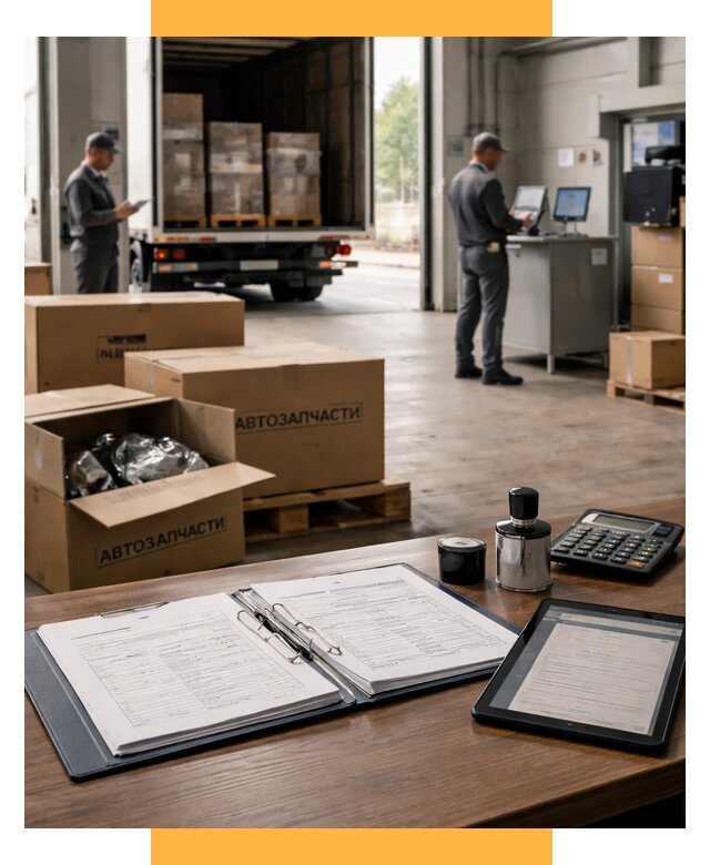 Таможенное оформление автозапчастей под ключ от 8609 р., СетСервис-Клс