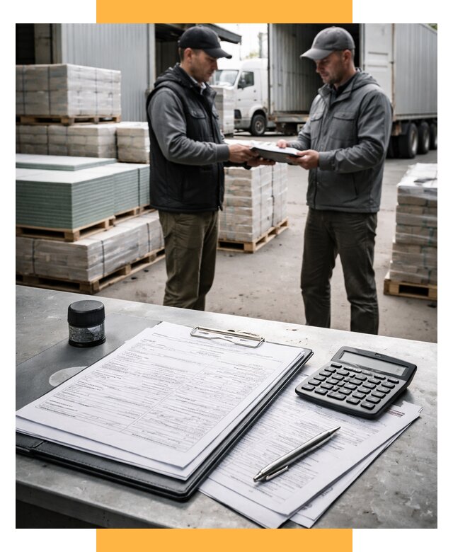 Таможенное оформление стройматериалов от 8609 р. | СетСервис-Клс